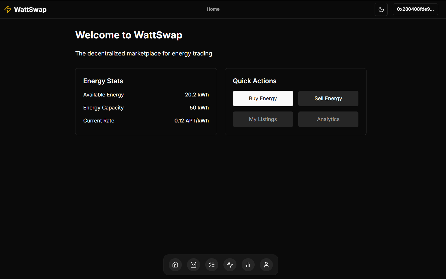 P2P Energy Trading Platform